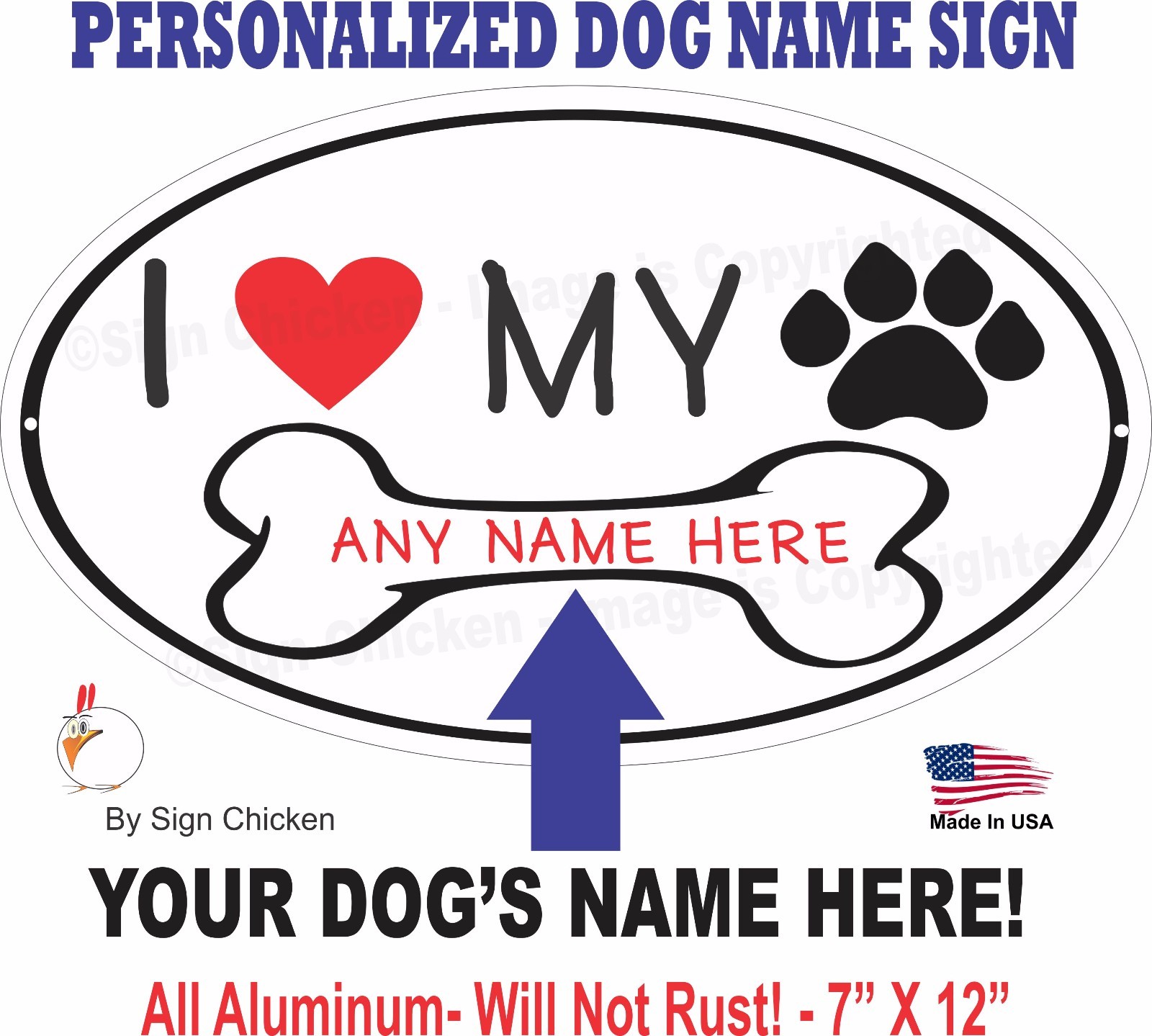 CUSTOM DOG NAME SIGN… Dog Decor, Pets, Dog, Puppy, Sign, Pet Owner, 7″ X 12″