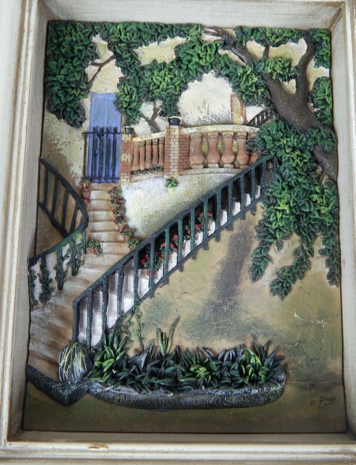 Textured Dimensional Pictures 5.5″x7.5″ in Matching Frames 8″x10″ Unique