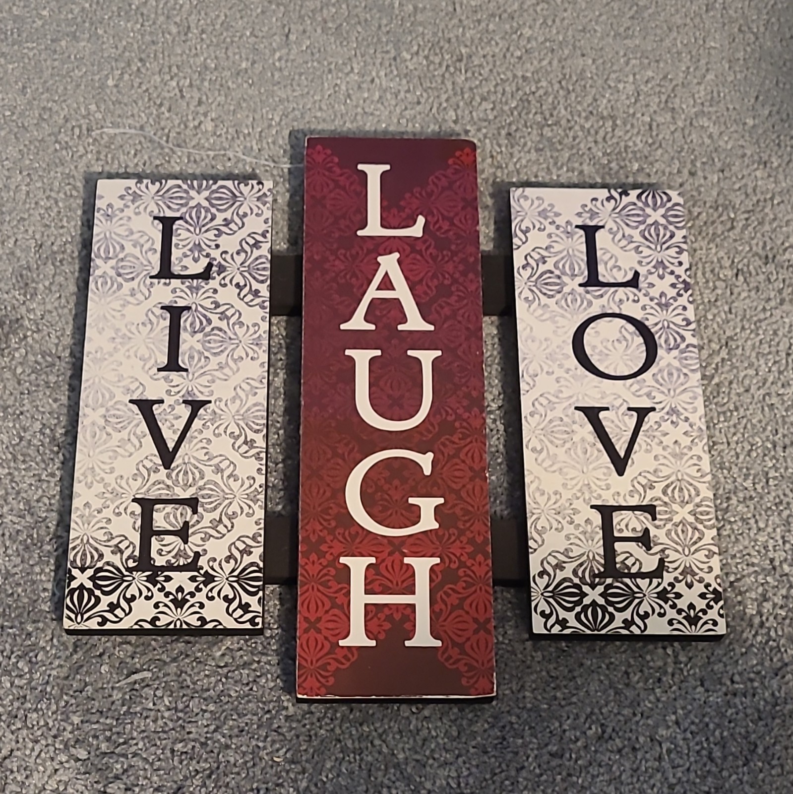 Live Laugh Love Wall Art 10×10 Inch