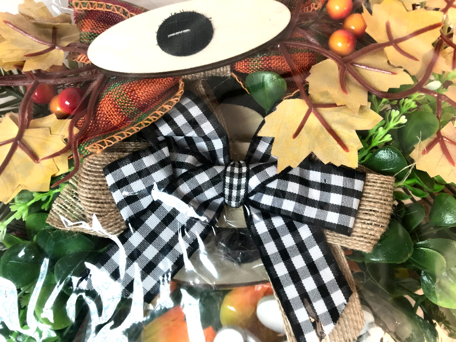 Interchangeable Welcome To Our Home Sign Seasonal Wooden Door Hanger Wreath