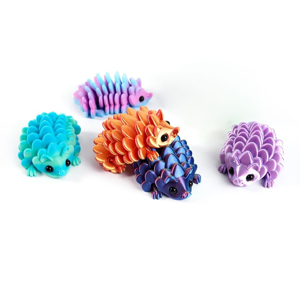 3D Printed Hedgehog Figurine – Versatile Indoor & Outdoor Home Desk Decor JQ