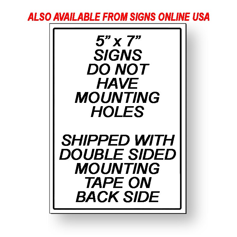 No Parking Do Not Block Garage Door Sign Metal Magnetic Decal towed warning