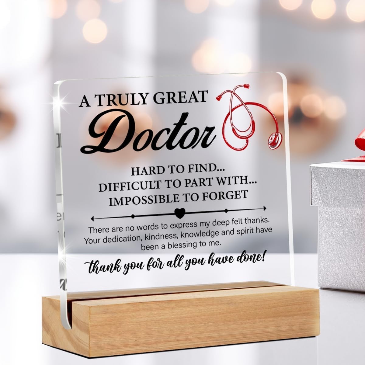 Thank You Doctor Gifts for Women Men, Appreciation Gifts for Doctors, a Truly Gr