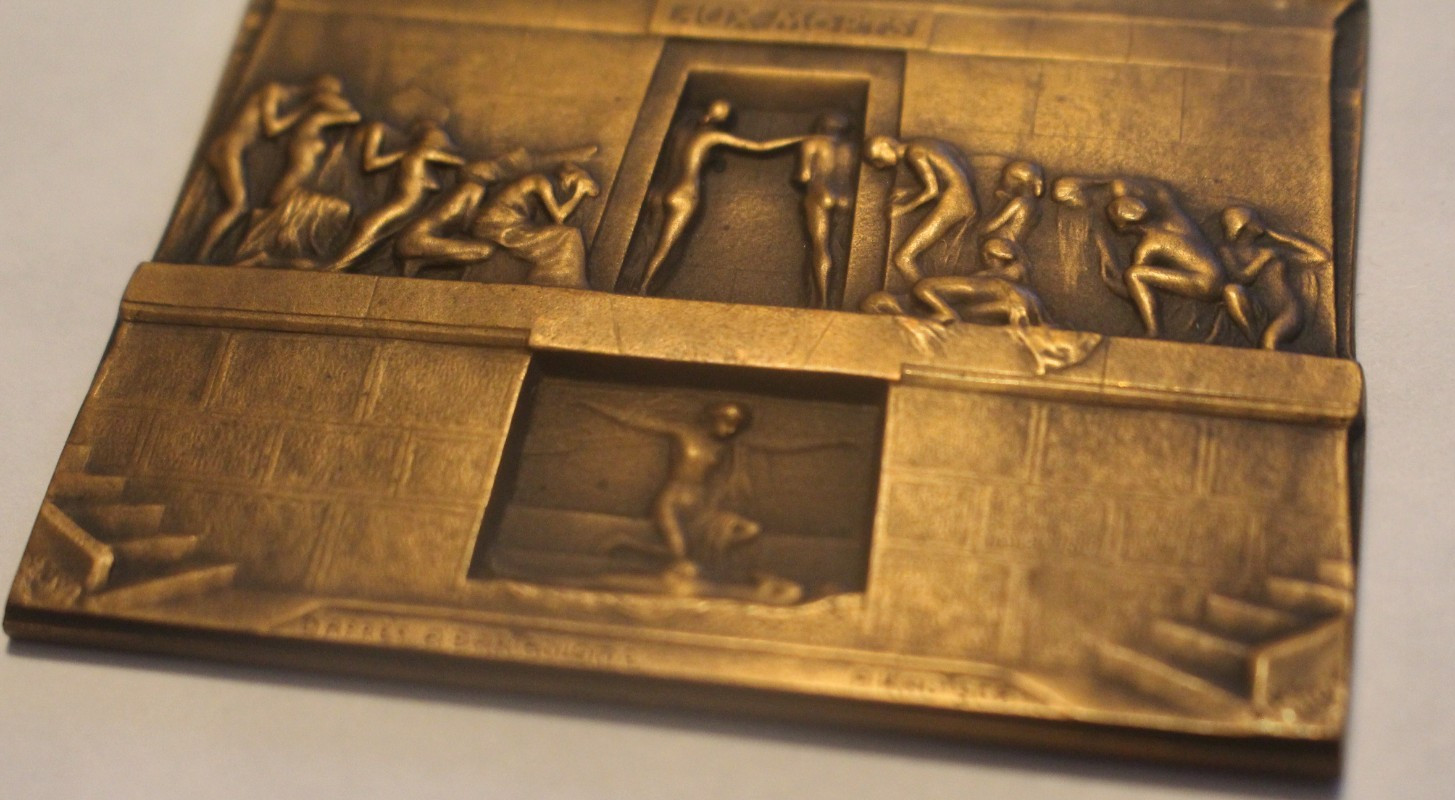 Bronze Monument to the Dead Plaque-A. Bartholome by A. Kautsch