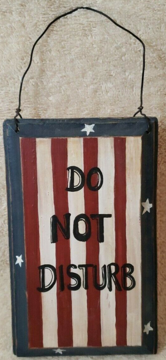 Handcrafted – Do Not Disturb Sign – 5.5″x3.5″