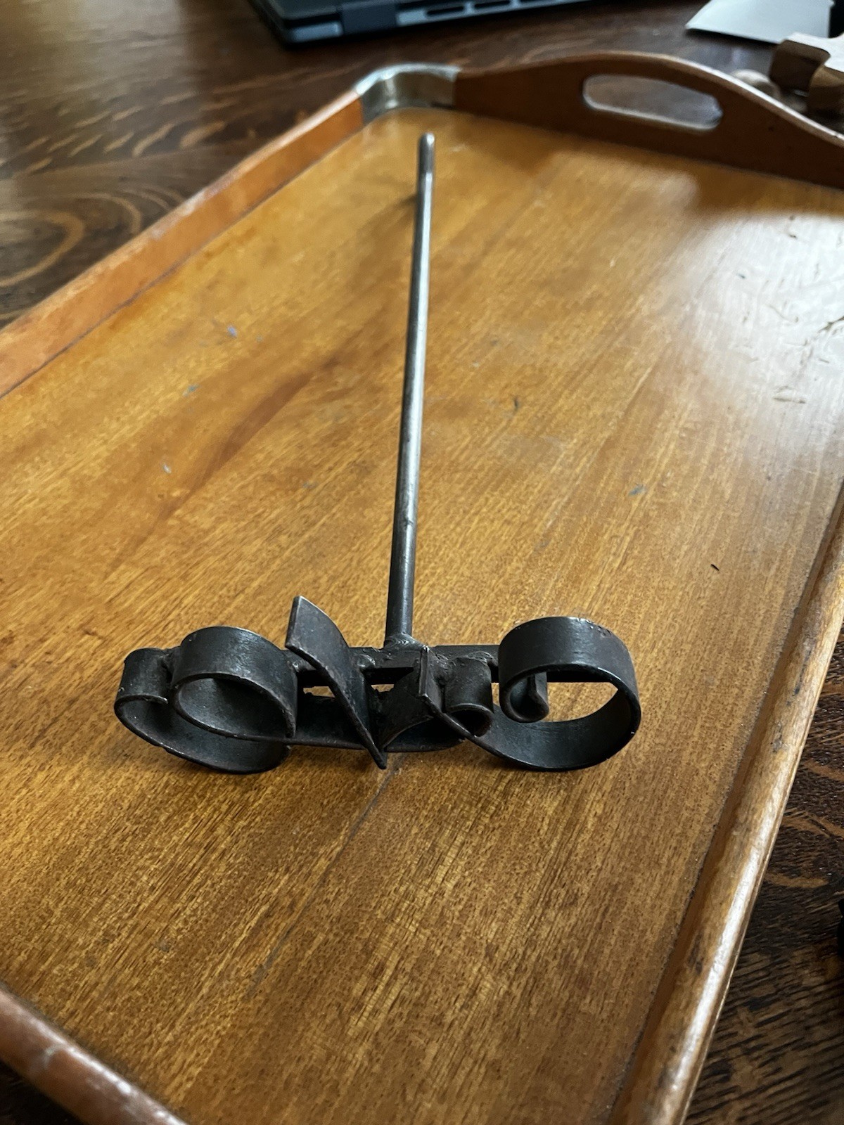 Personalized Vintage Small Metal Branding Iron 2 X 4.5 Unknown Brand ?COLE