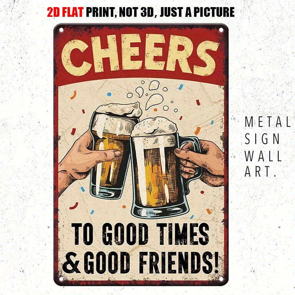Beer Metal Sign Bar Tin Signs Vintage Art Retro Poster Funny Bars Pub Playroom