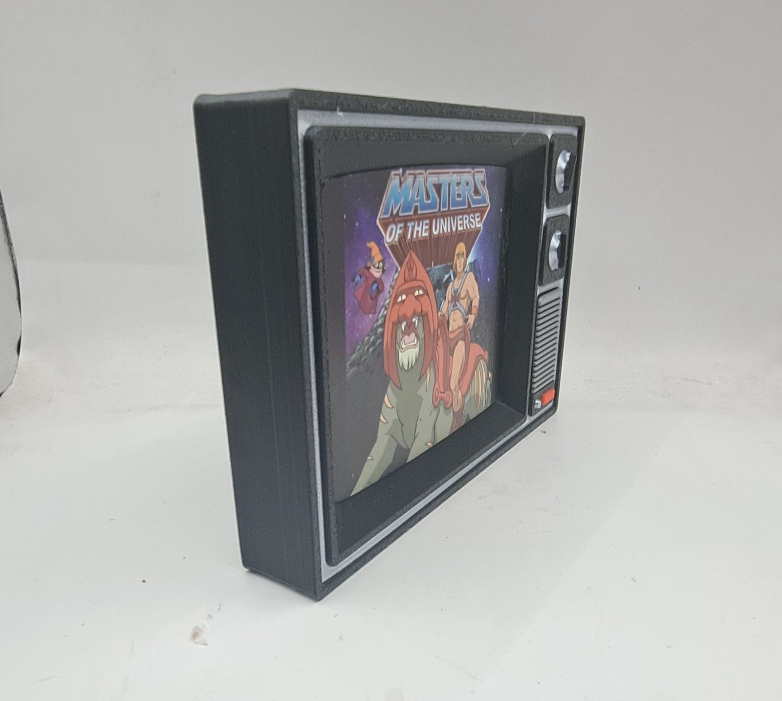Heman Masters of the Universe MOTU Retro TV Display 80s TV Show Nostalgia Decor