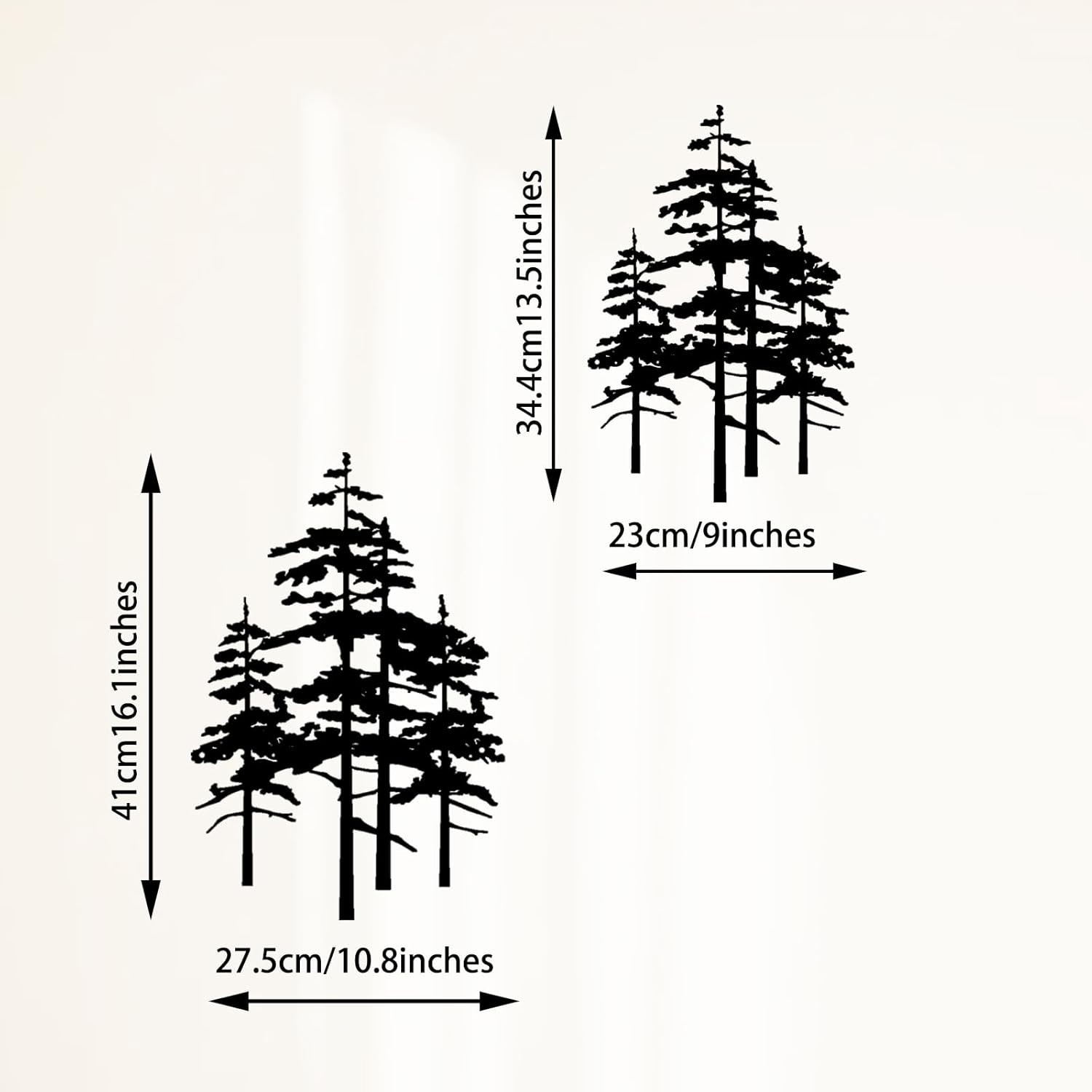 Metal Pine Tree Wall Art Decor Nature Home Decor Cedar Tree Metal Sign Wall D…