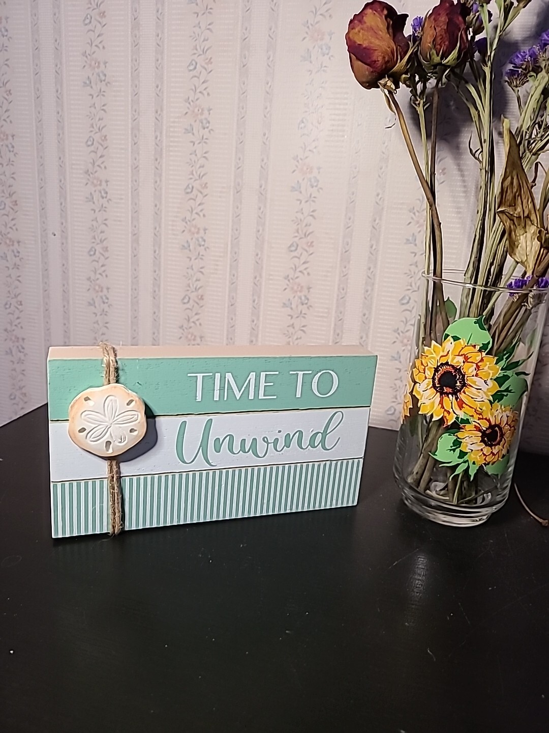 Time To Unwind Beach Plaque