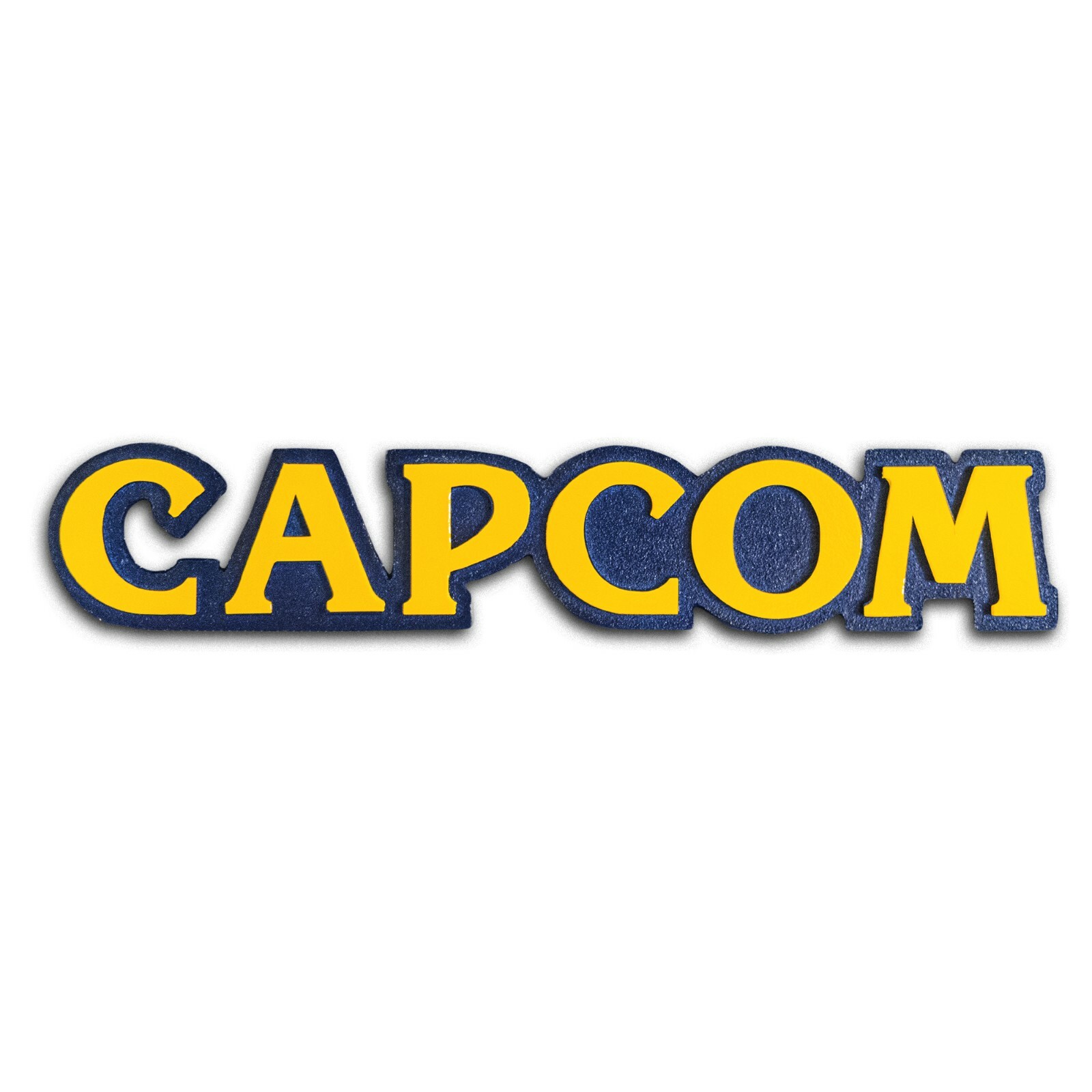 Large Engraved Capcom Logo Video Game Wall Art Collectable Sign