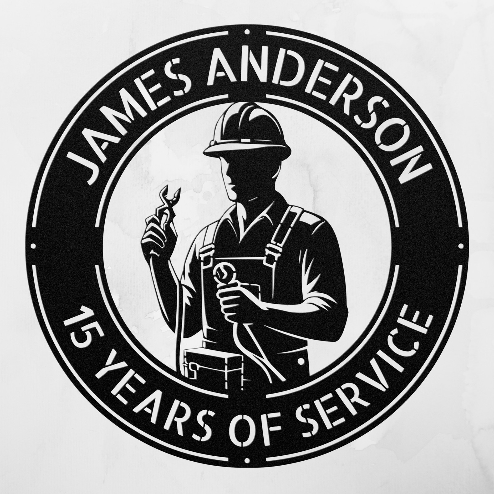 Personalized Electrician Metal Wall Art Custom Lineman Name Sign Decor Gift Idea