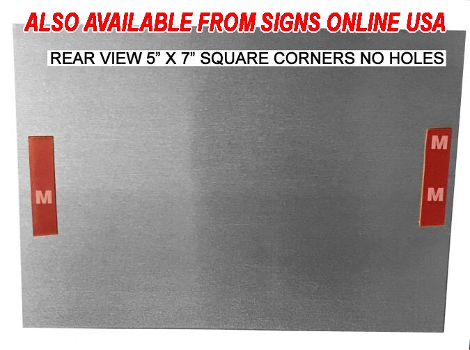 No Parking Do Not Block Garage Door Sign Metal Magnetic Decal towed warning