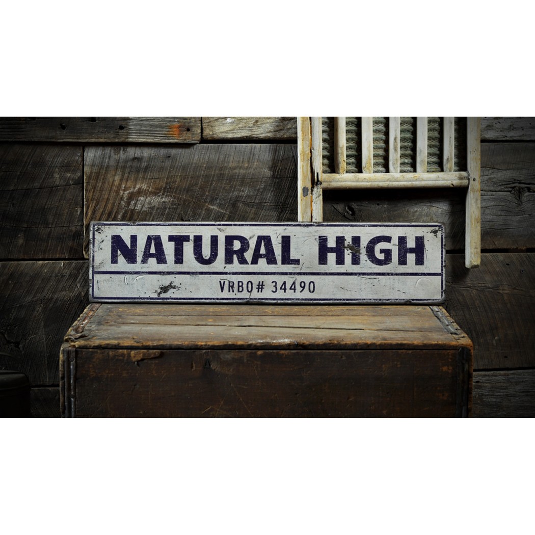 Custom Vacation Home VRBO Sign – Rustic Hand Made Vintage Wooden