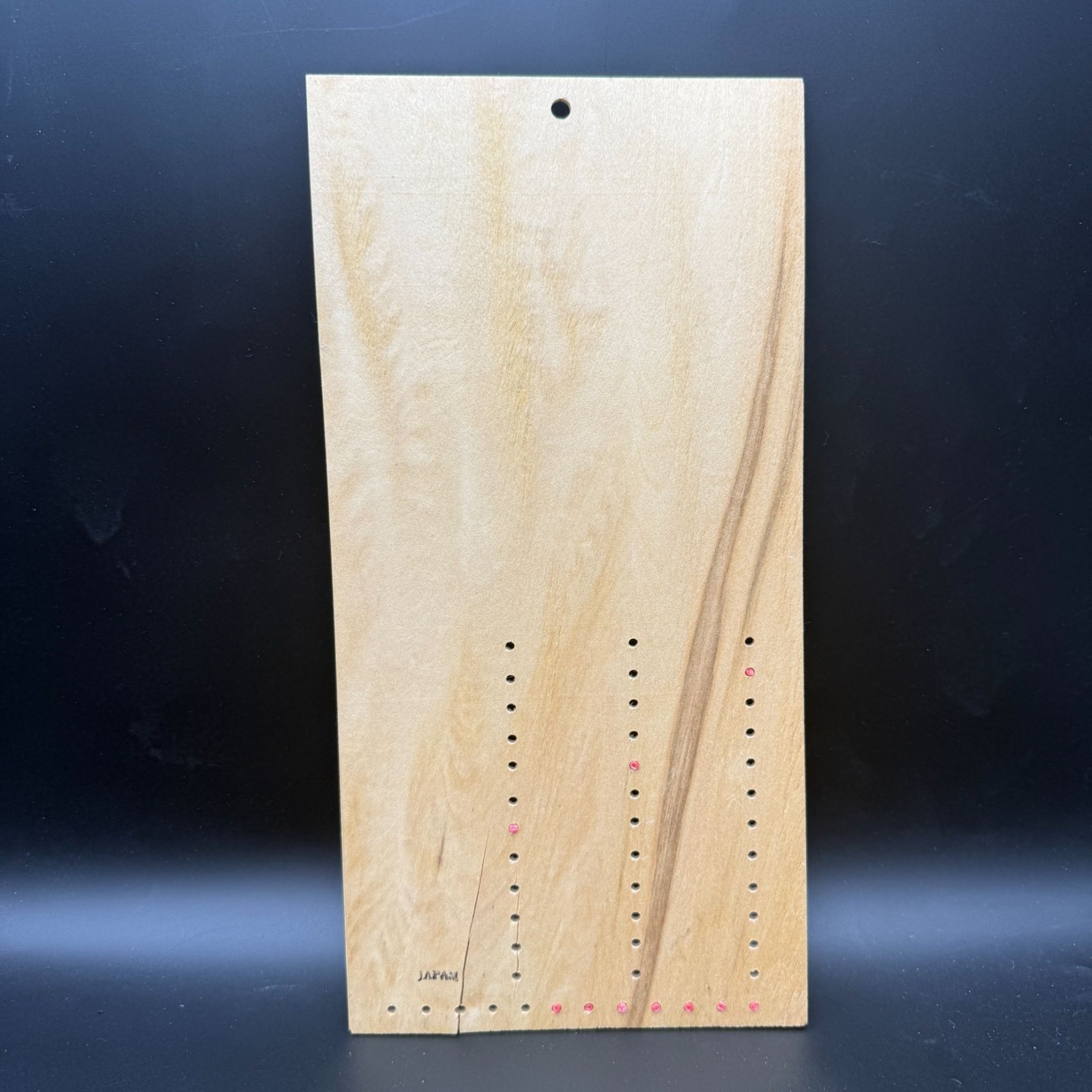 Vtg Wooden “Shopping Made Easy” Grocery Peg Board – 1950s Kitchen Decor Japan