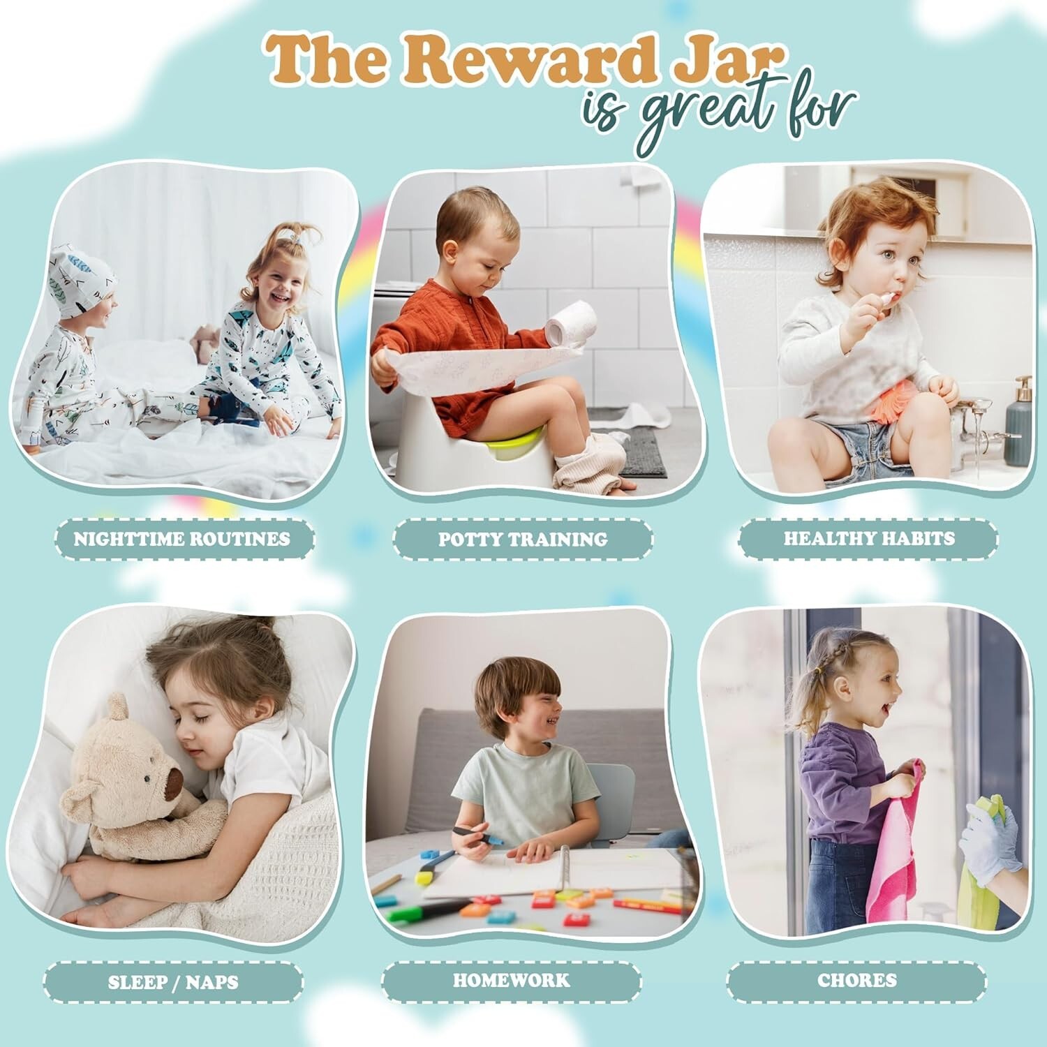 45 Tokens Potty Training Reward Jar For Kids Gifts Book Teacher Back To School