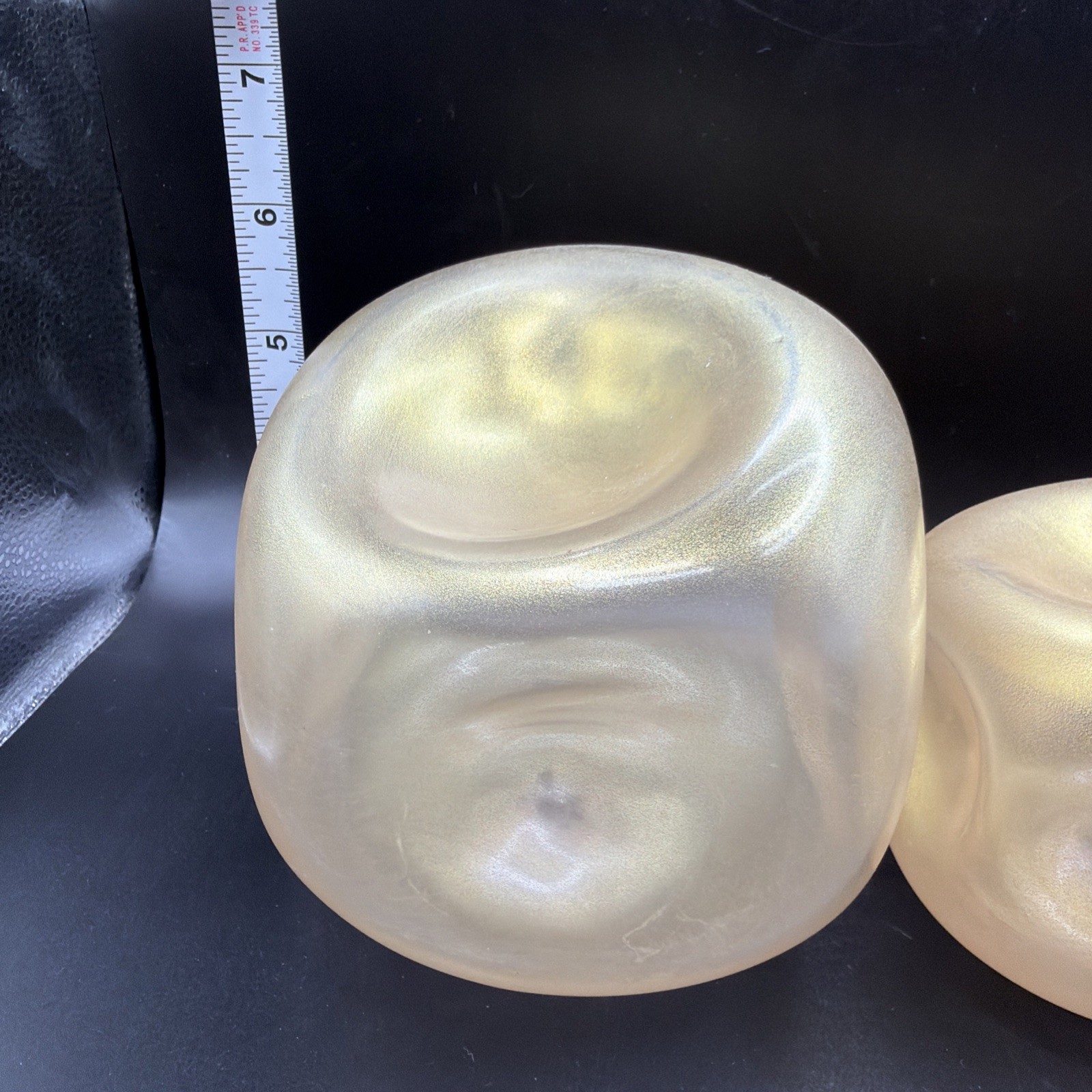 Global Views Design Set Of 3 Wall Rocks – Frosted Gold Home Decor