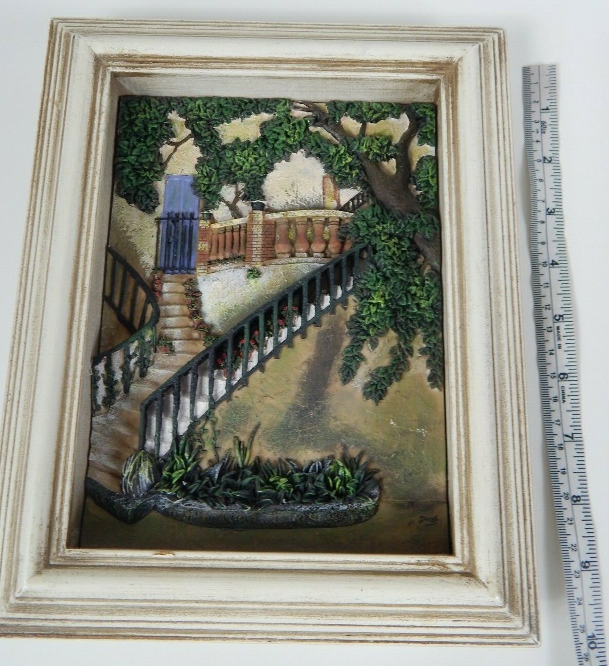 Textured Dimensional Pictures 5.5″x7.5″ in Matching Frames 8″x10″ Unique
