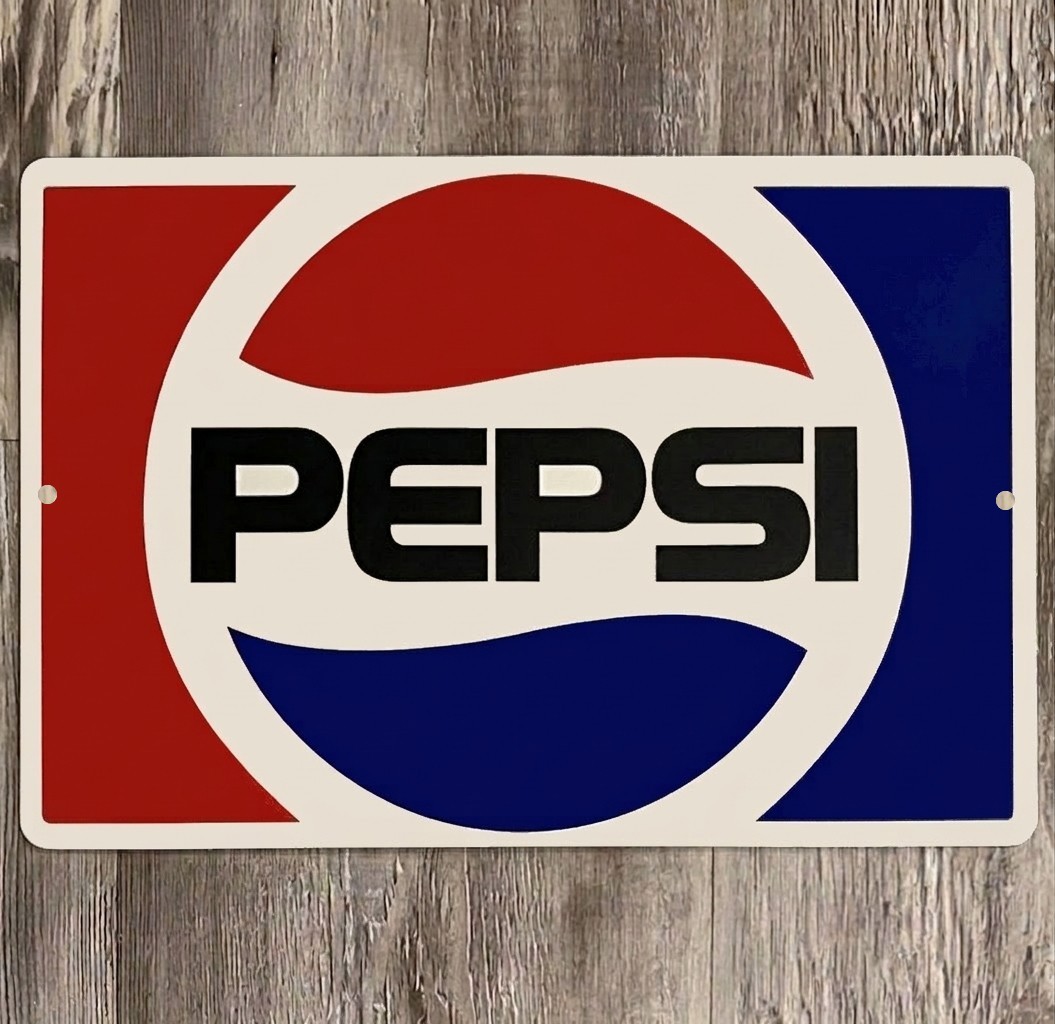 Pepsi Cola 12 x 18 Vintage Novelty Metal Sign Made In USA New!