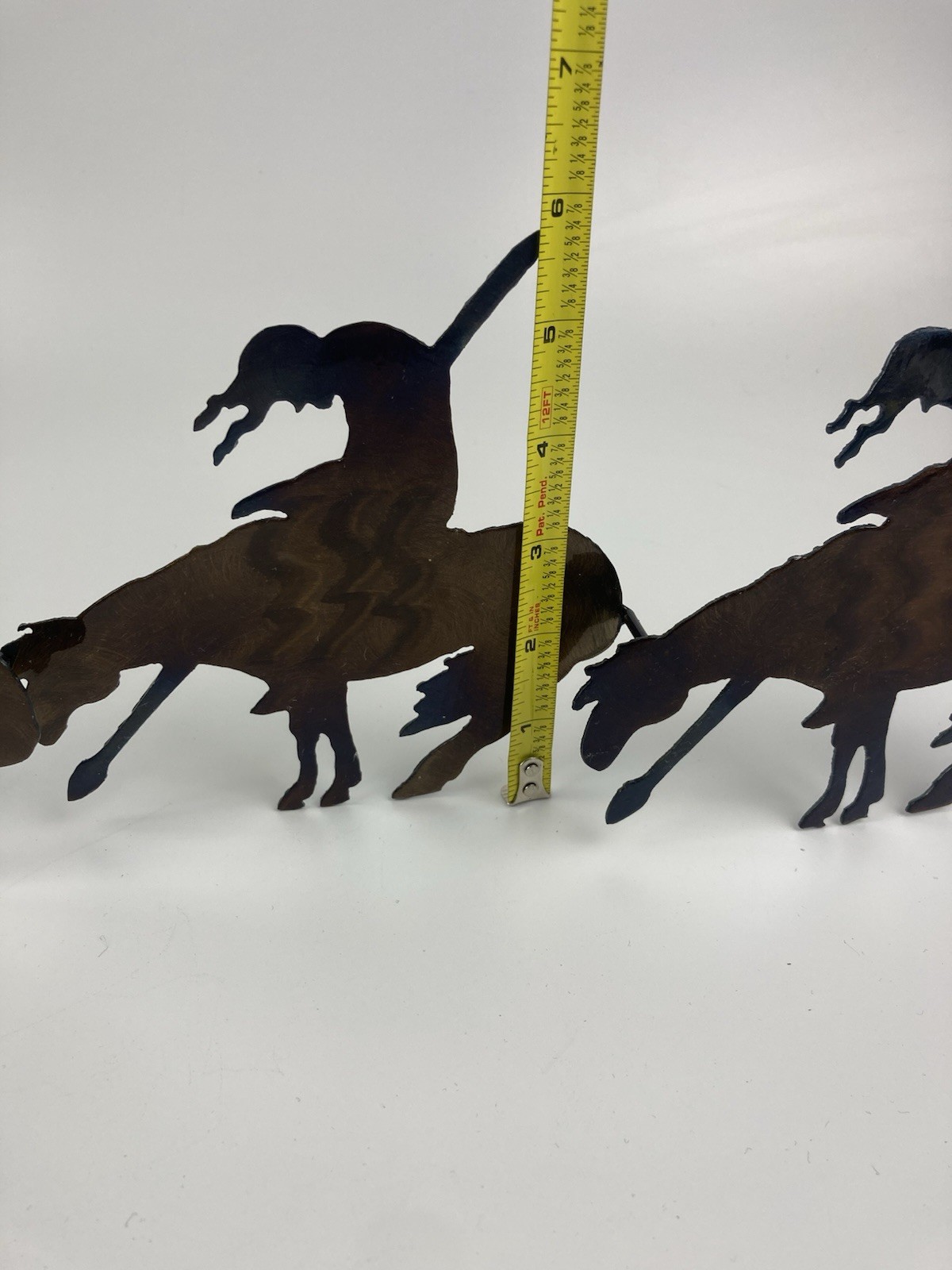 Native American Horses Metal Wall Art Made In Colorado. 16 1/2” X 5 3/4”