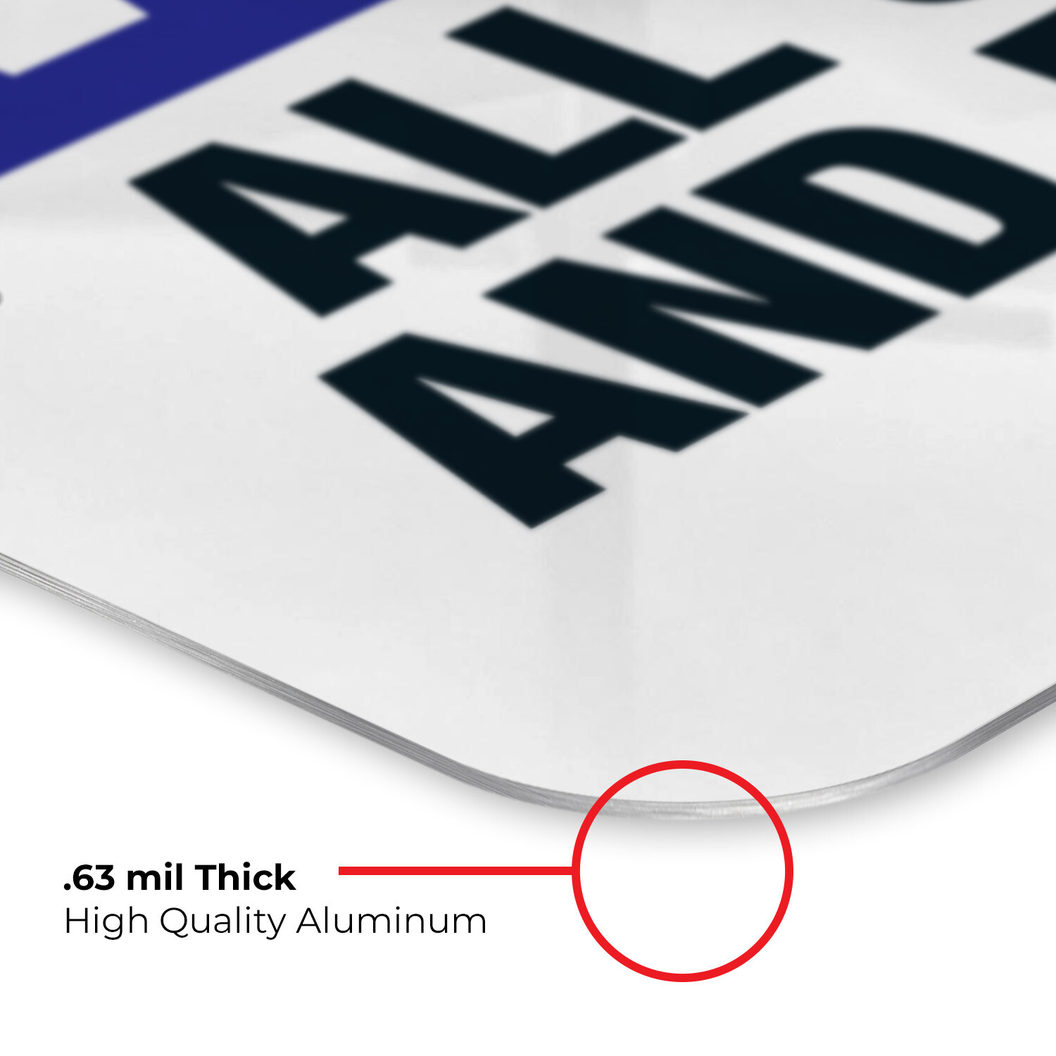 All Shipping and Receiving In Rear Sign, OSHA Notice Sign,
