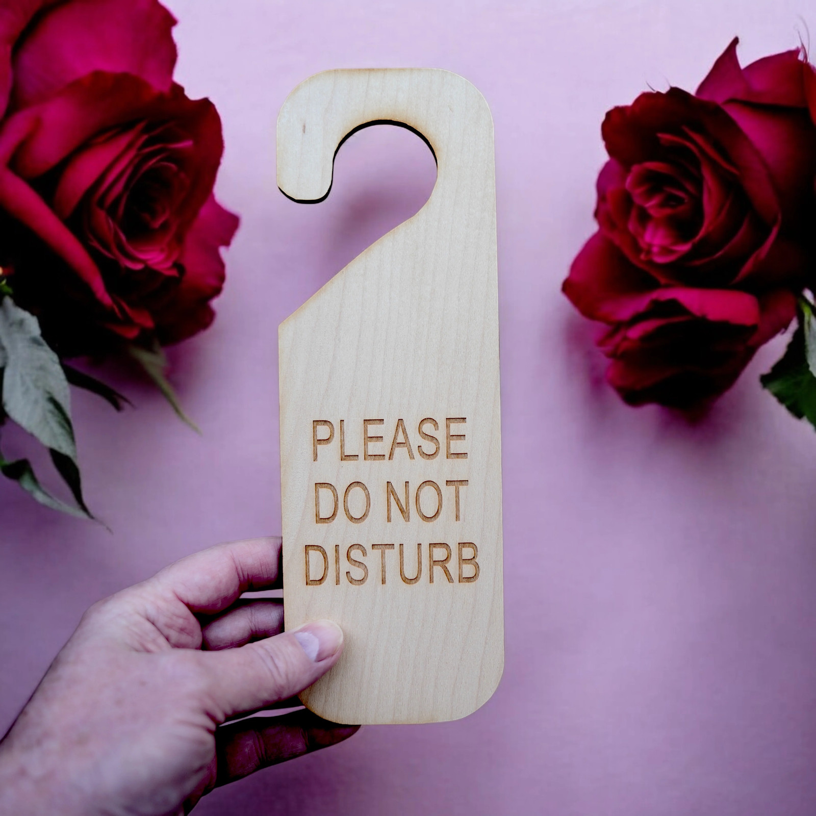 Please Do Not Disturb Door sign Second Edition – Wood