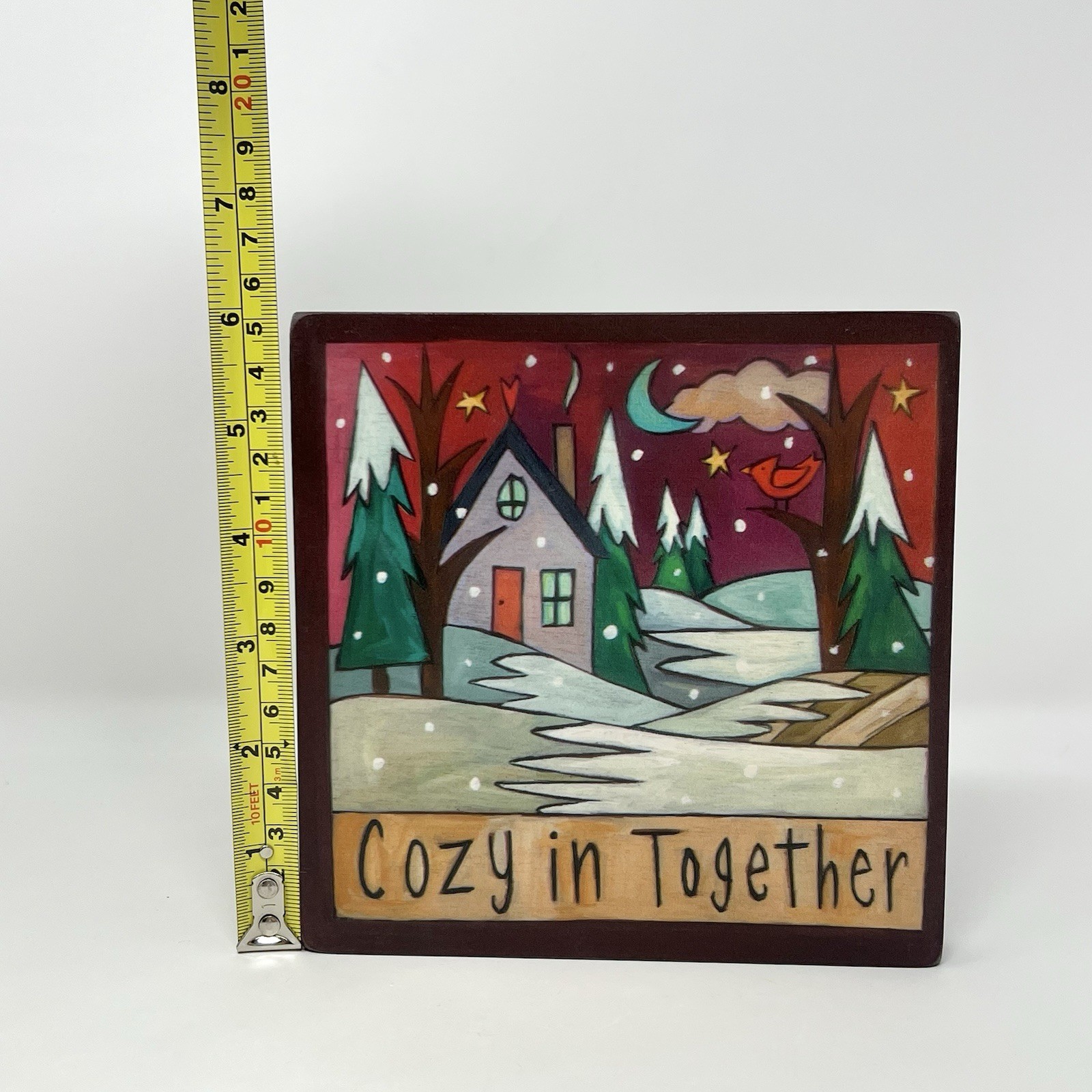 Sincerely Sticks Home Sweet Home Everybody’s Home Wall Plaque 6” X 6”