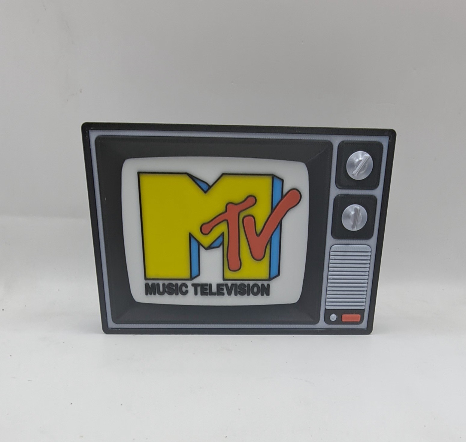 MTV Music Television Retro TV Style Desk Shelf Home Decor Art
