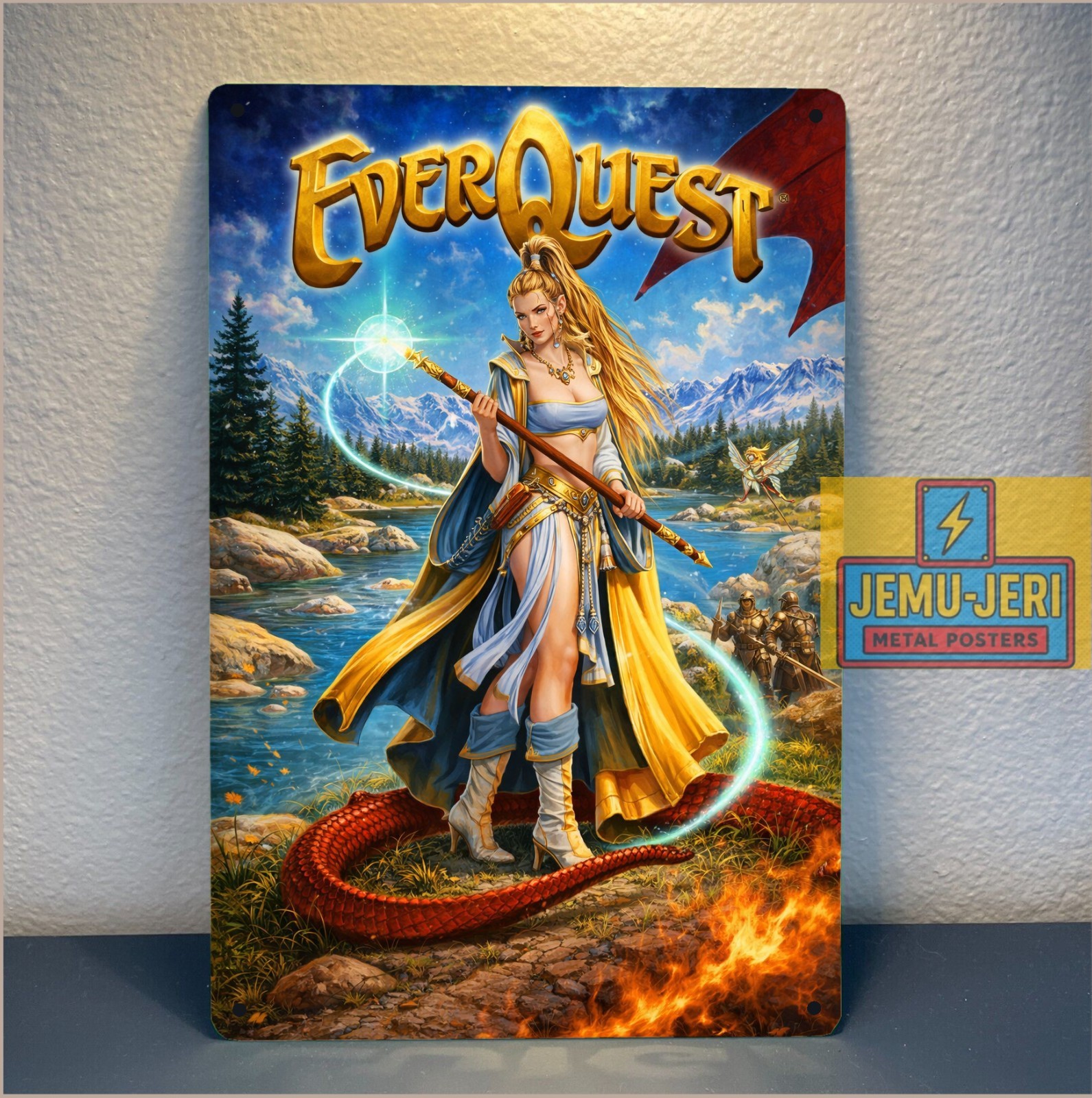 EverQuest Vintage Video Game Metal Poster – Sign – Size:20x30cm