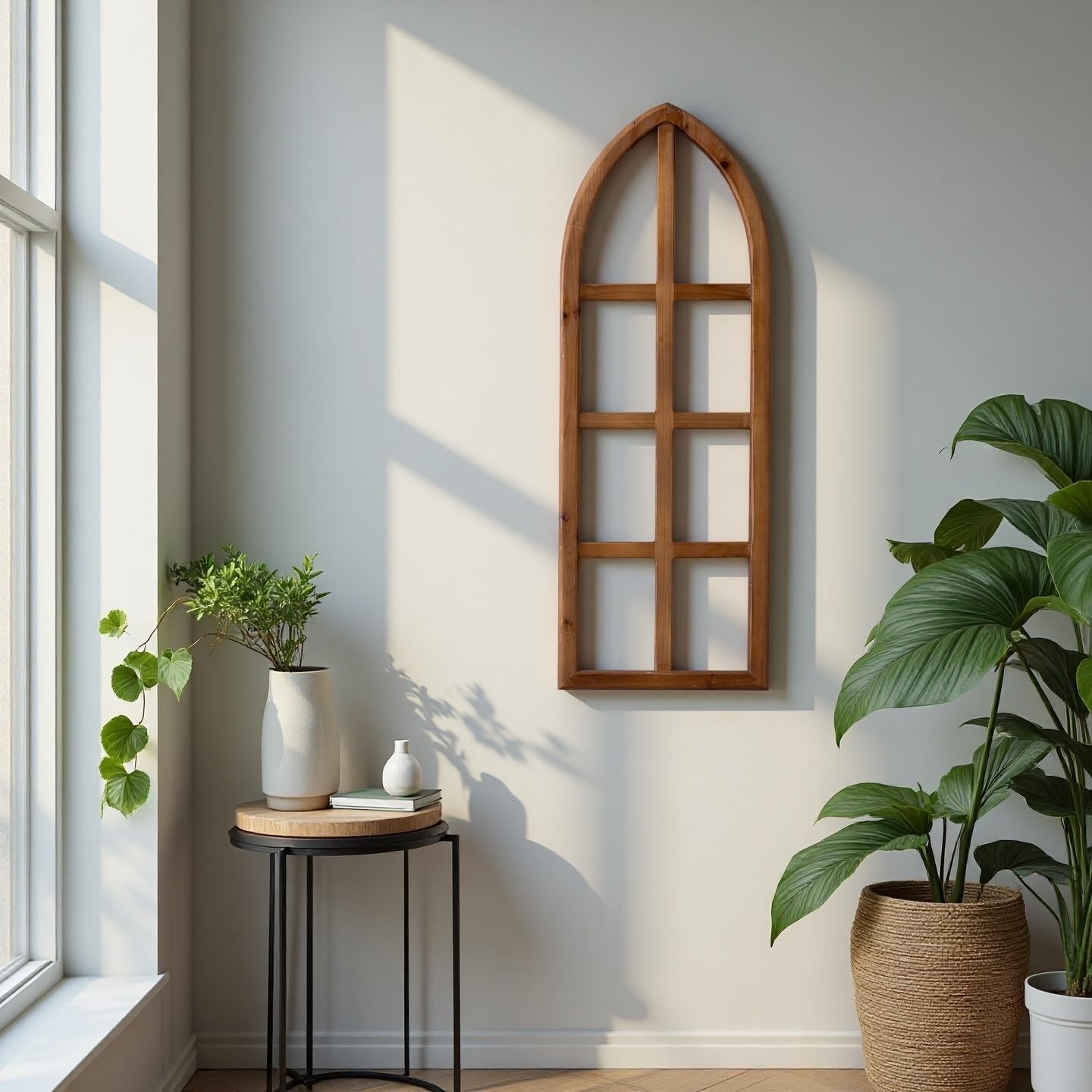 Farmhouse Arch Window Frames Wall Decor, 1 PC, 12 X 36 Inches