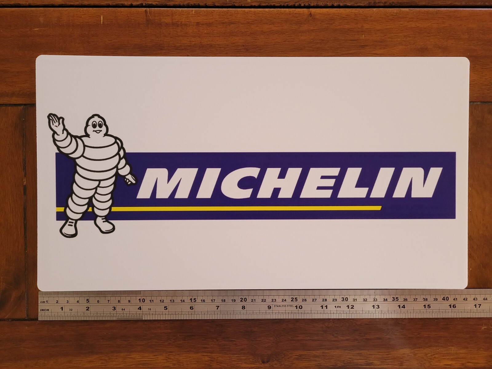Garage Sign – Michelin – Size 16.5″ | Easy to Hang Décor Wall