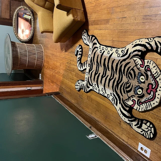 100% Woolen Hand Tufted Tibetan Tiger Rugs 2×3 Feet Handmade Carpet home decor