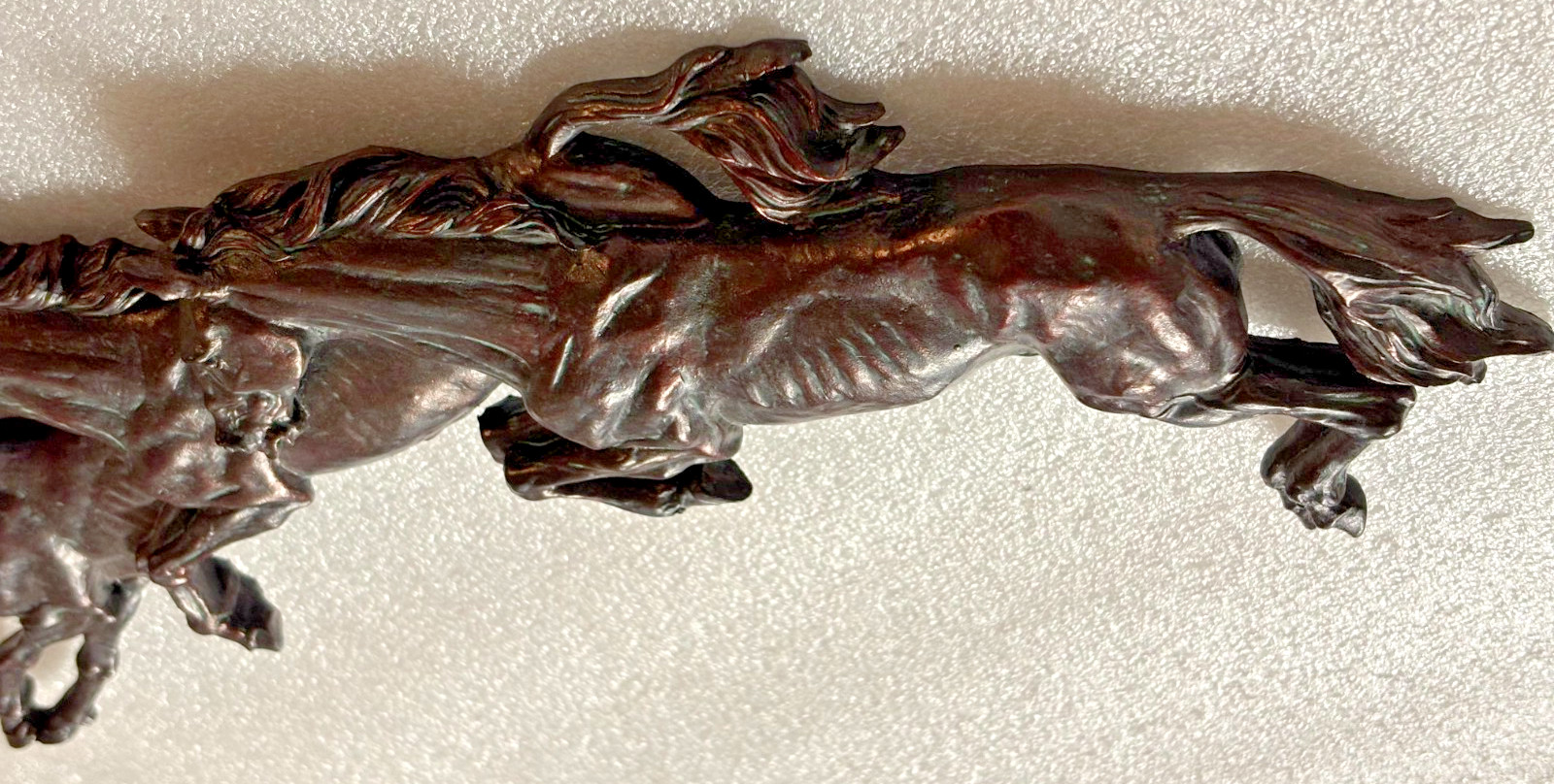 Horses 2005 Wall Hanging Bronze Like Resin 3D