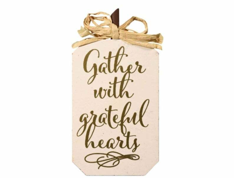 Fall Harvest Autumn Decor Harvest Signs, 3.5 x 6.5 in
