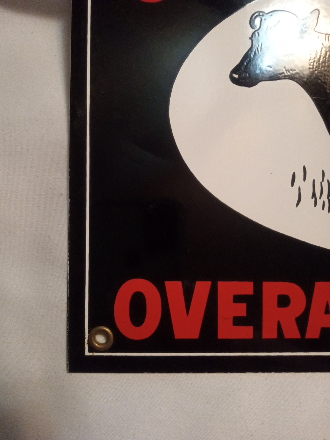 We Sell Cowhide Brand Overalls And Pants Sign 9 In By 12 In Vintage