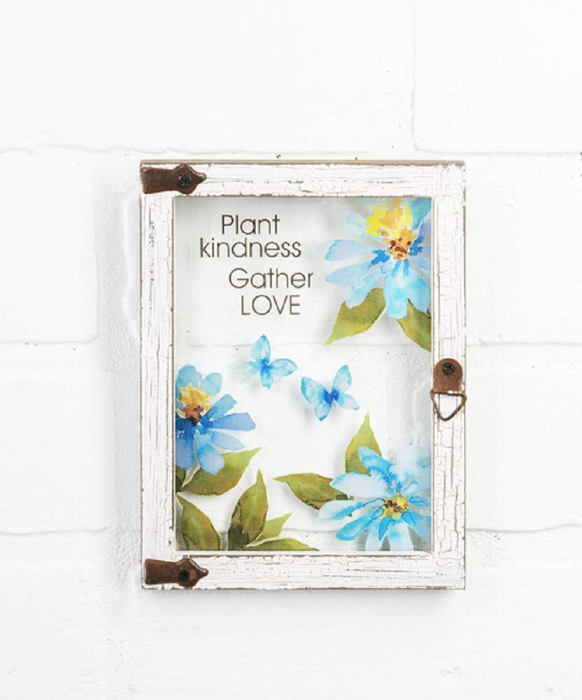 Ganz E9 Home Patio Decor Plaque 4x6in Plant Kindness Gather Love ER69996
