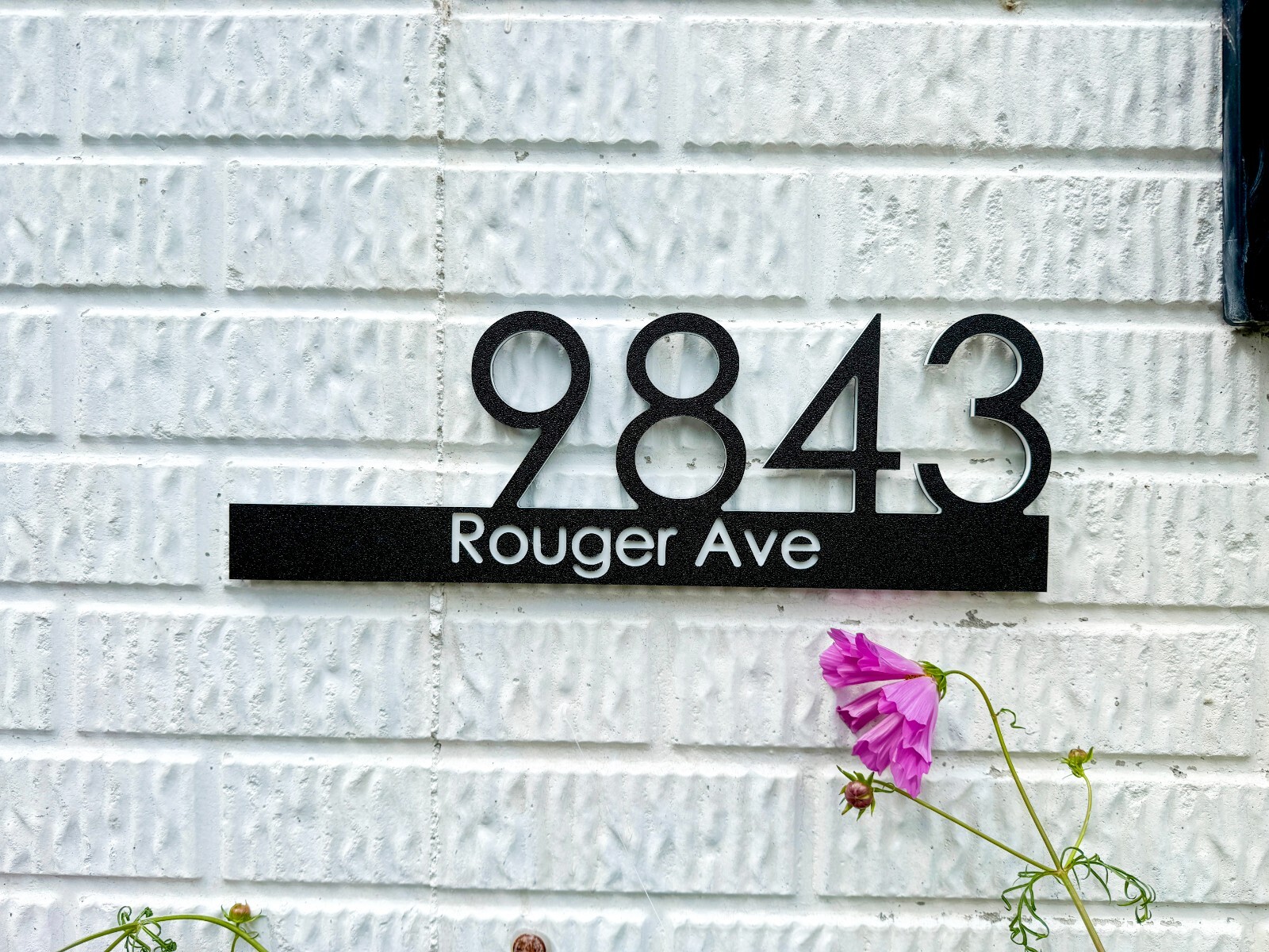 16-34 inch Modern House Address Numbers Sign For Exterior Outside Address Plaque