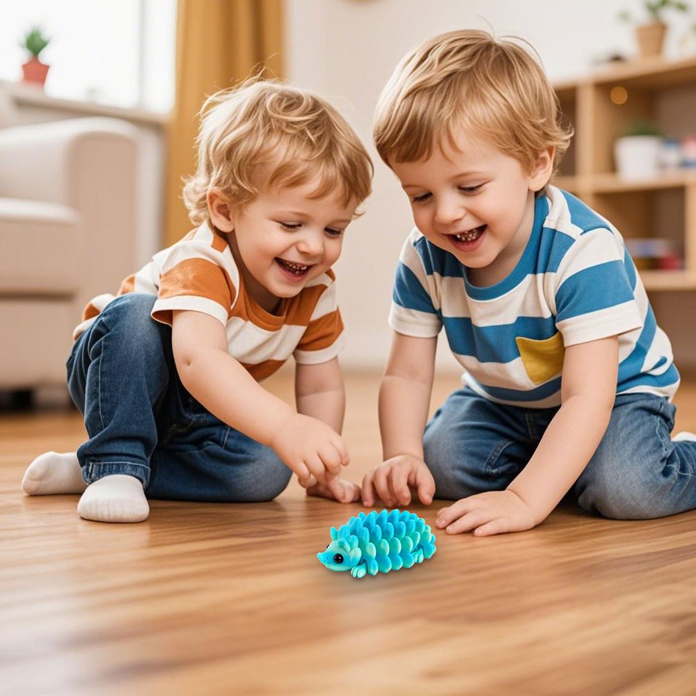 3D Printed Hedgehog Figurine – Versatile Indoor & Outdoor Home Desk Decor JQ