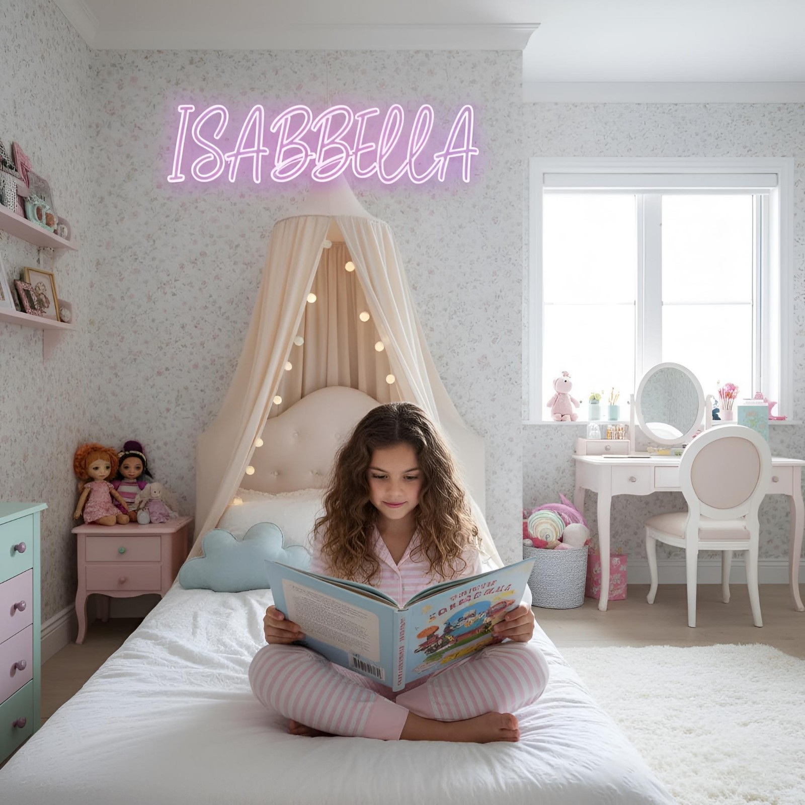 Custom Name Neon Sign Personalized Name Sign For Kids Bedroom Wall Decor Gift