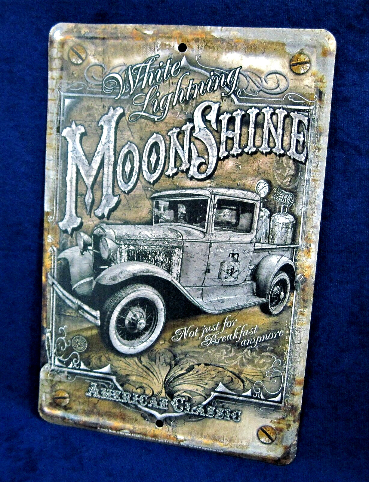 MOONSHINE – *US MADE* – Full Color Metal Sign – Man Cave Garage Bar Pub Décor