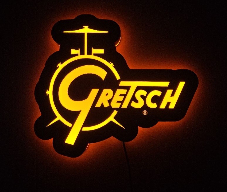 🔥 Gretsch Drums LED Wall Mount Light – Size: 12″ x 10-3/4″ Made in the USA 🔥