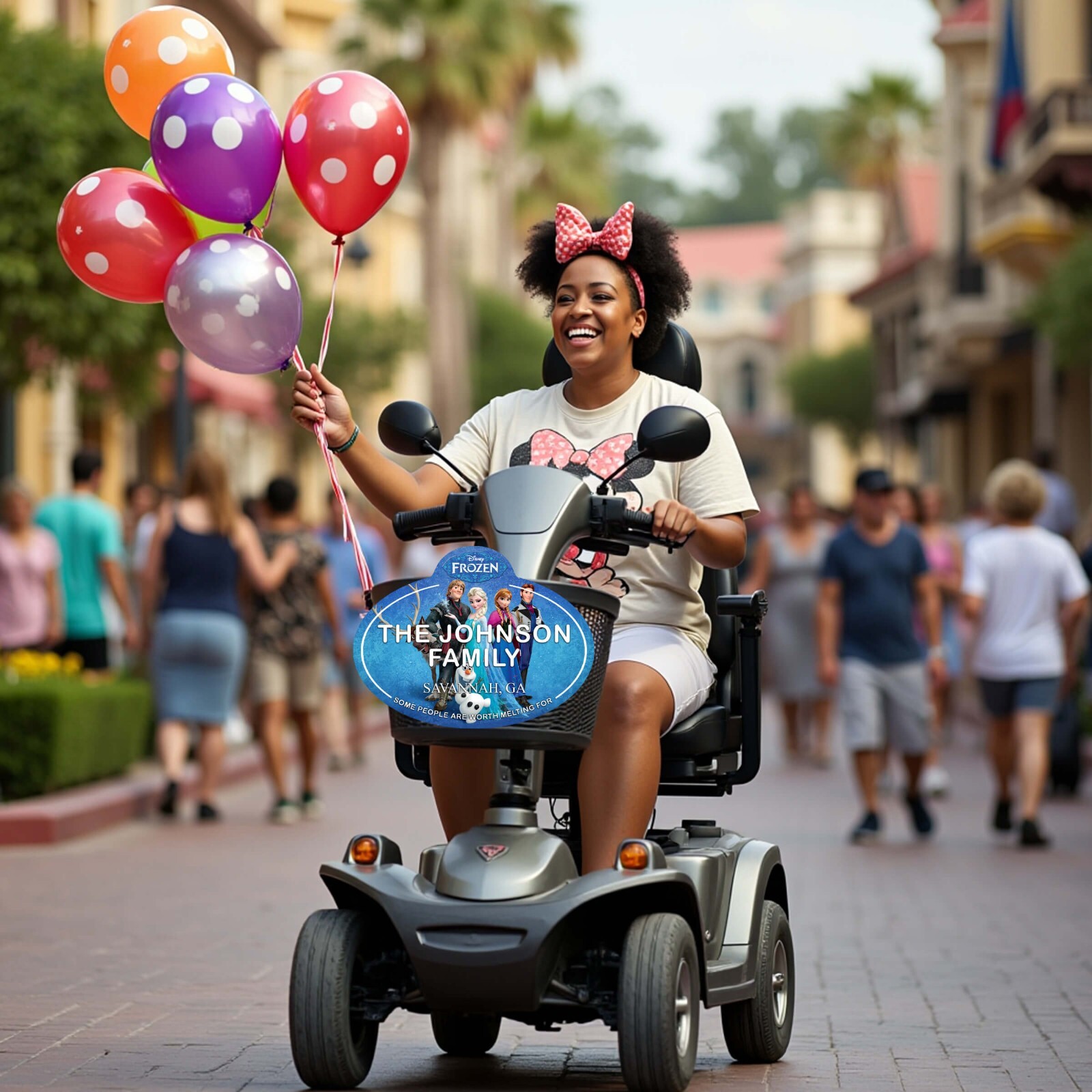 Custom Disney Stroller & Scooter Name Tag – Personalized Family ID Sign Parks