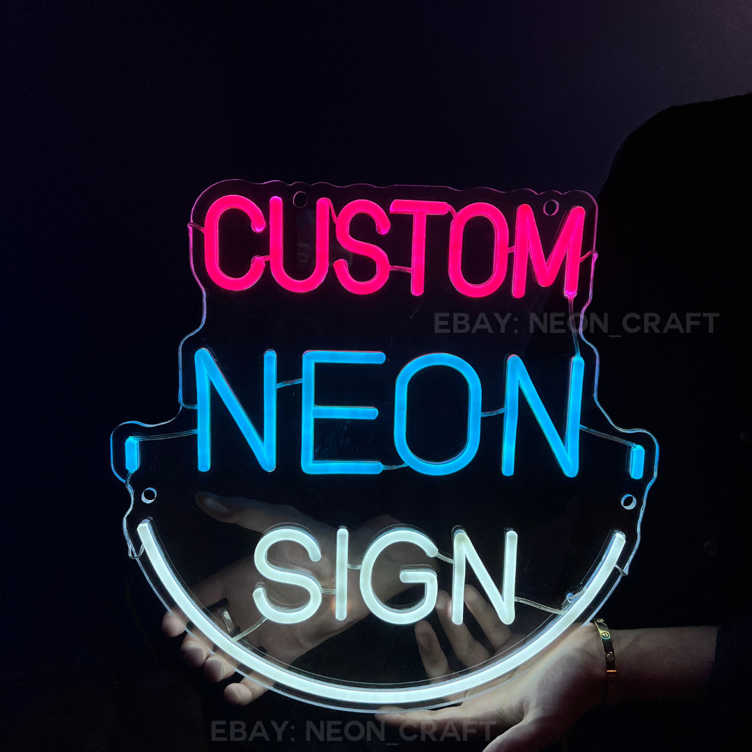 Personalized Neon Sign Custom Neon Sign Light Home Wall Decor Business LED Signs