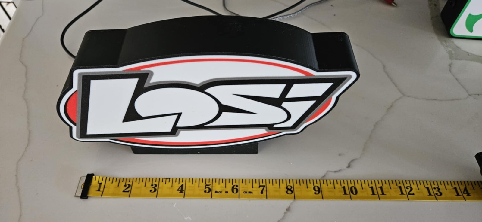 Losi rc led light box sign wall mount or free standing Usb c powered