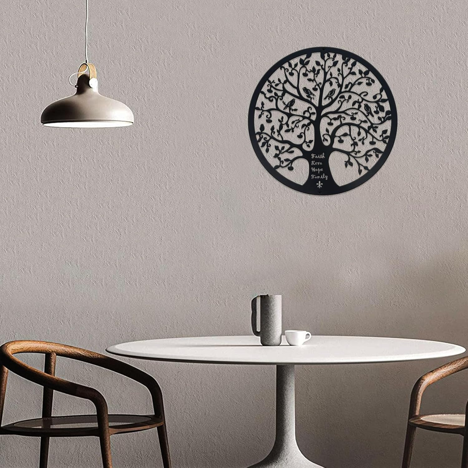 11 Inches Tree of Life Wall Art Metal Tree Life Wall Decor Family Tree Wall Plaq
