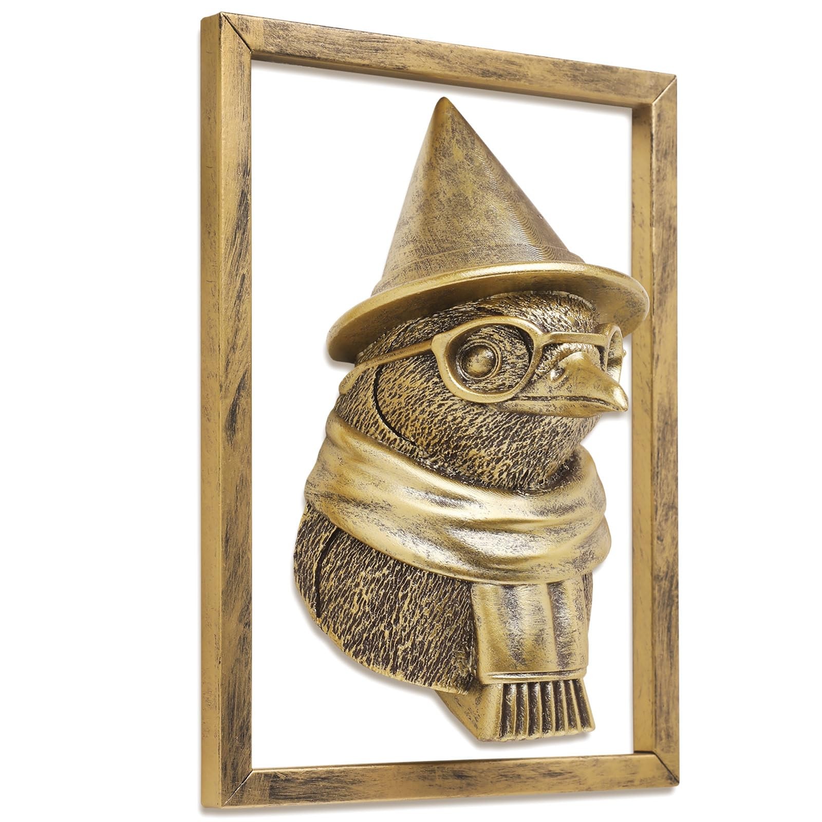 Animal Heads Wall Decor (Includes Metal Frame) Resin Animals Sculptures Head …