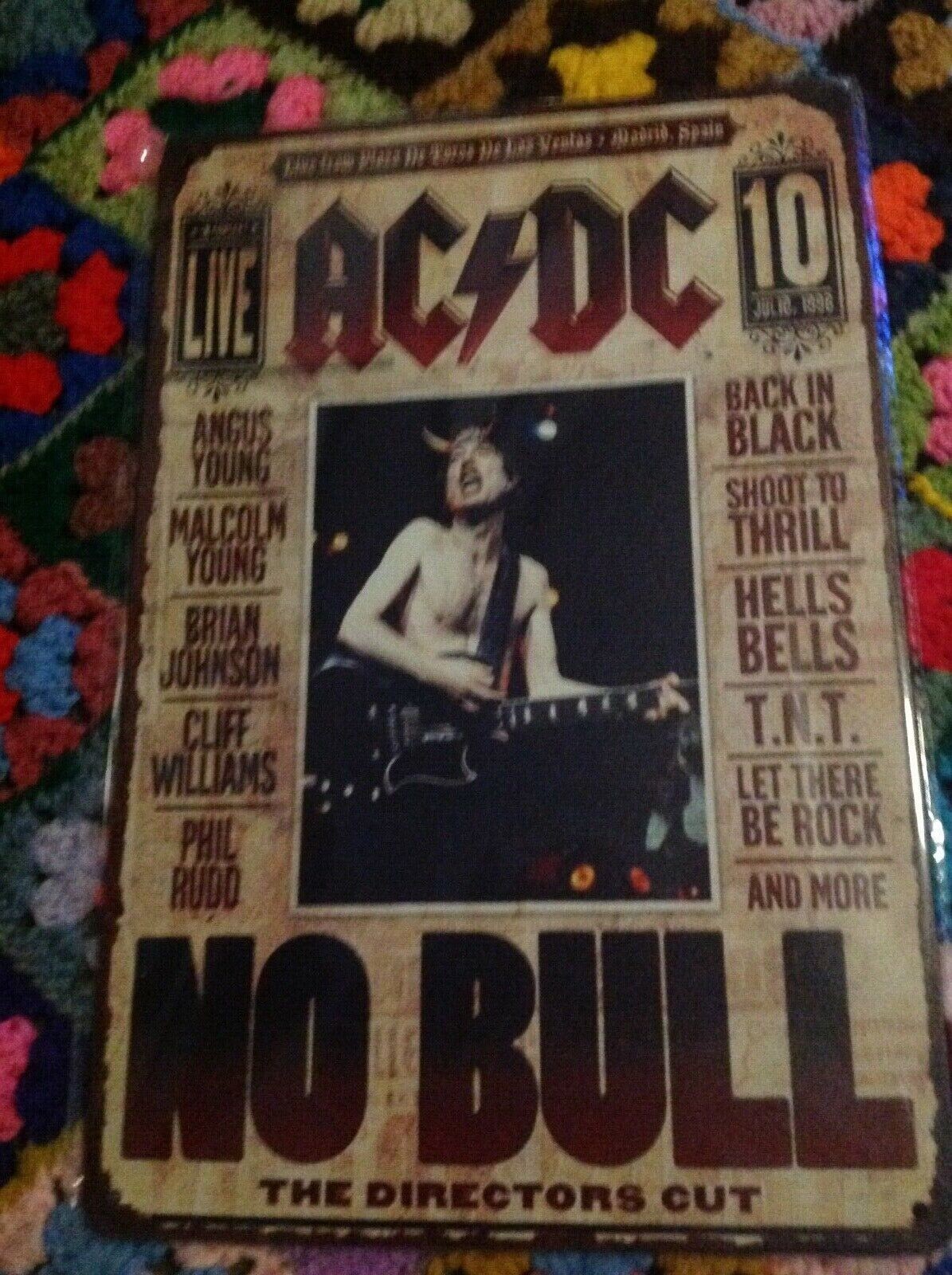 Rock Band Tin Signs..Kiss..Sabbath..Bowie..Alice in Chains & More