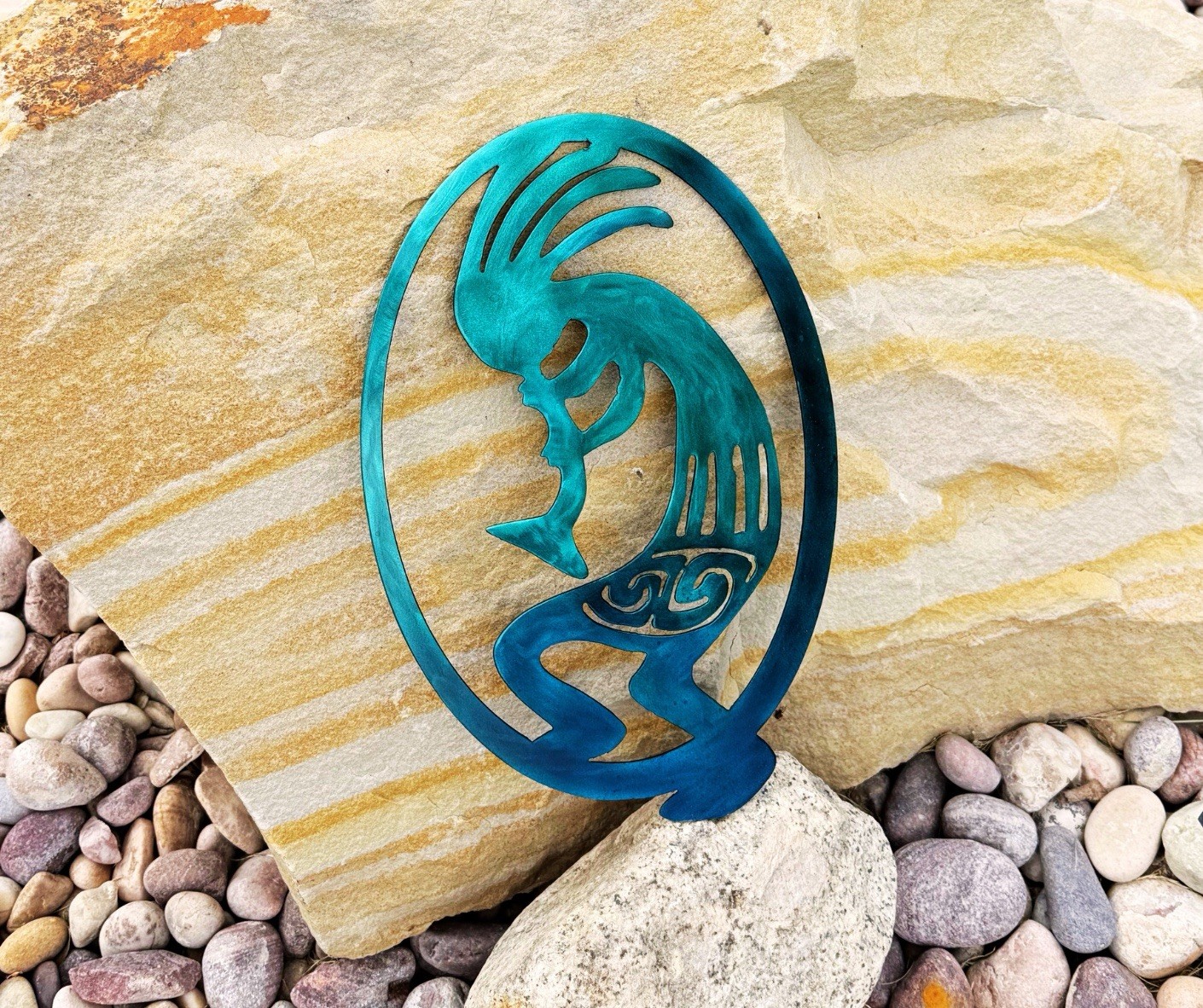 kokopelli metal art