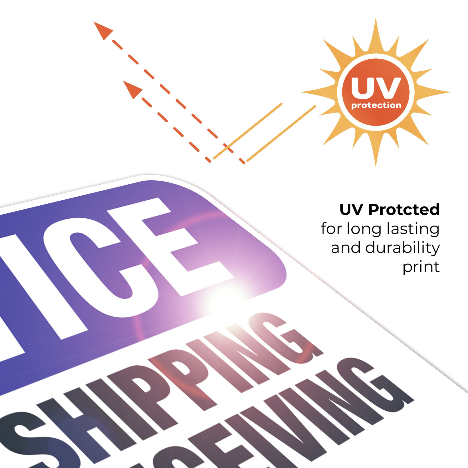 All Shipping and Receiving In Rear Sign, OSHA Notice Sign,