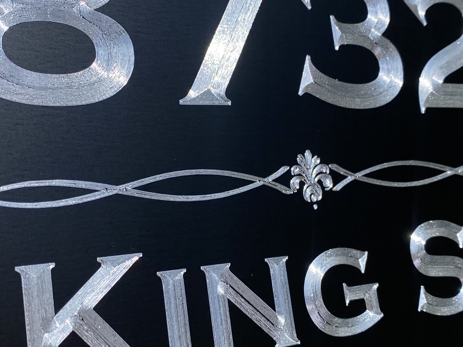 Engraved Personalized Custom Outdoor Your Street Address Metal House Sign 10×7